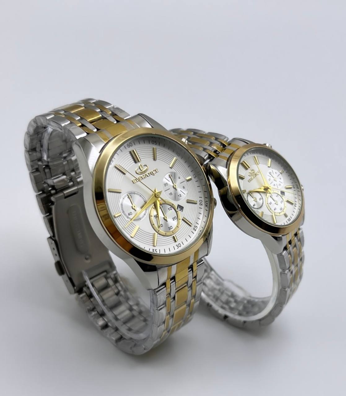 ساعت الگانس رنگ ثابت ضد حساسیت تقویم دار